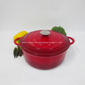 Round Enamel Cast Iron Cocotte/Casseroles/Cooking Pots